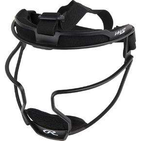 Rawlings HI-VIZ Ultra Softball Fielder's MASK | Black/White | Adult & Youth Sizes