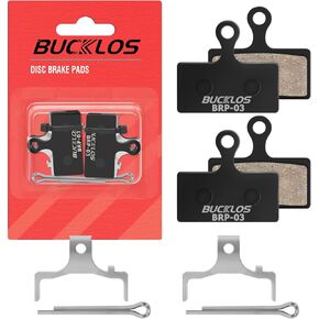BUCKLOS Bike Disc Brake Pads for Shimano XTR BR-M9000, M9100 BR-M9020, BR-M985, XT BR-M8000, BR-M785, SLX BR-M666, Bicycle Disk Brakes Pads for Mountain Bike/Electric Bike/Road/Scooter