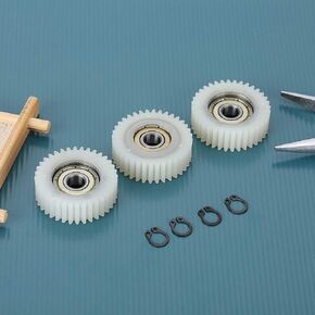 3pcs Nylon Professional 36 Tooth E Motor Gear Equipment Tool Accessory 3pcs 36 Teeth 38mm Nylon Electronic Motor Gear Planetary Gears for BIK
