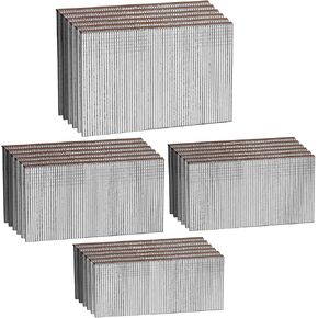 16 Gauge Galvanized Straight Finish Nails Brown T-head 4 Sizes 2000-Pack (1-1/2", 1-3/4", 2", 2-1/2", 500 Per Size) Assorted Size Project Pack, for 16GA Straight Finish Nailer