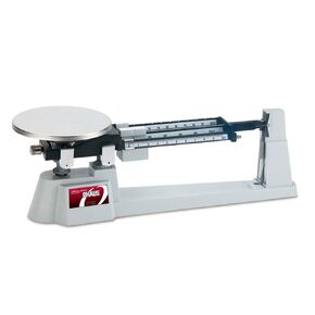 Ohaus 750-S0 Triple Beam Balance - 610g Capacity, Stainless Steel Plate, Magnetic Damping, Precision Weighing
