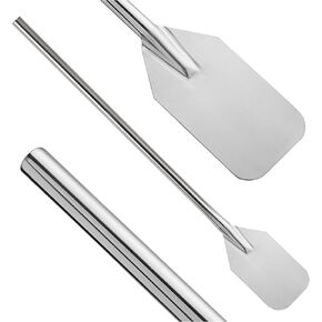 Stainless Steel Mixing Paddle - Heavy-Duty Long Stir Paddle for Large Batch Cooking, Crawfish Boil, Seafood, Shrimp, Crab, Stews, Soups, Stock Pots and Home Use (36-inch Paddle)