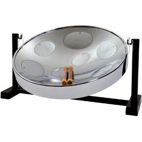 Panyard Jumbie Jam Table Top Steel Drum Kit Chrome 16-inch