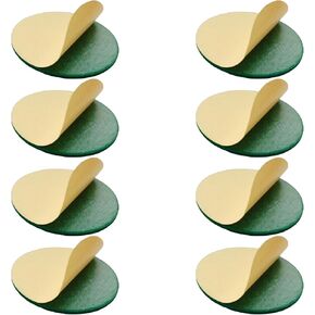 2.95-Inch (75 mm) Self-Adhesive Air Hockey Pusher Felt Pads – Durable 2 mm Thick Replacement Pads for 2.95-Inch Air Hockey Pushers – Soft Green Felt for Enhanced Gameplay