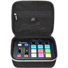 Aproca Portable Hard Storage Case, for MAONO Gaming Audio Mixer Audio Interface and Accessories