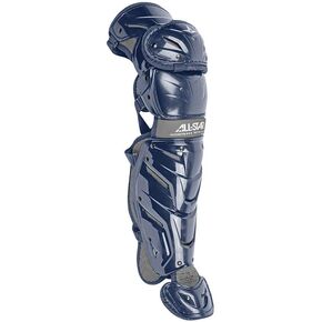 All-Star System 7 Axis Leg Guards - Youth - Elite-Level Protection with Patented LINQ Hinge, DeltaFlex Harness, Shapable Plastic Shells, and Full Coverage for Confident Blocking, Throwing, and Running