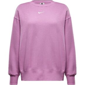 Nike Sportswear Phoenix Fleece Women's Oversized Crew-Neck Sweatshirt (DQ5733-632, Beyond Pink/Sail)
