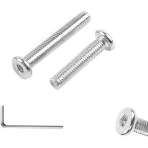 Crib Screws,28Sets Baby Bed Crib Screws Hardware Replacement Kit,Bunk Bed Bolts Hex Socket Cap Screws Bolt with Barrel Nuts/Wrenches for Beds Furniture Headboards M6x20mm/30mm/40mm/50mm/60mm/70mm/80mm in Kuwait