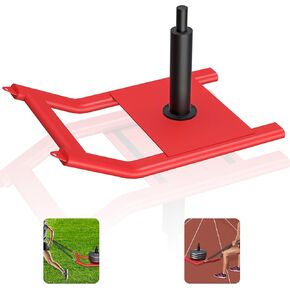 Weight Sleds for Training,Running Pull Sled With Adjustable Reflective Stripe Vest-Workout Sled for Strength Training,Speed Improvement & Versatile Fitness,Holds 1“ and 2" Plates Up to 500 lbs. Total
