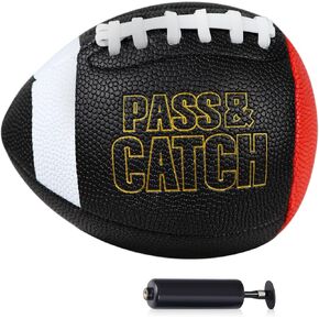 PassCatch Training Football, Enhance Passing Catching Skills, Official & Youth Size(with Pump)
