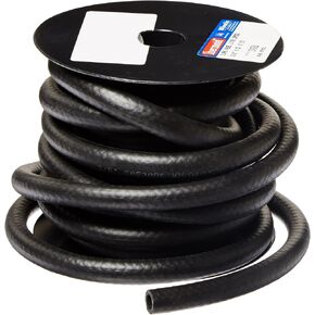 2 Pack of HBD Thermoid NBR/PVC SAE30R6 Fuel Line Hose, 3/8" x 25' Length, 0.375" ID, Black