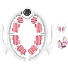 COSTWELL Massage Roller,Fitness Exercise Foam Roller for Leg,Neck,Thighs,Back,Tennis and Golfer Elbow,Fitness Exercise Muscle Roller Tool.White