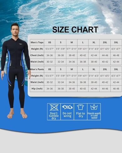 قمصان Seaskin Wetsuit للرجال بسحاب أمامي 3 مم in Kuwait