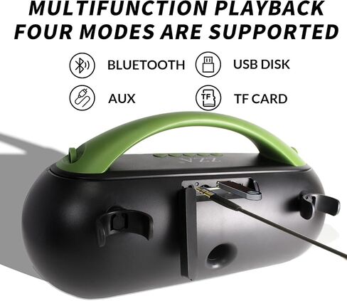 K9 Bluetooth Sepaker,IPX4 Waterproof Wireless Bluetooth Speaker,100W Loud Deepbass Speaker for Indoor,Outdoor,Camping,Beach in Saudi Arabia