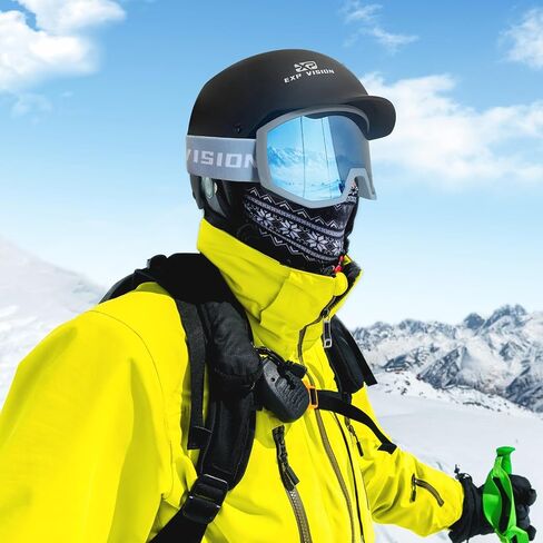 EXP VISION Ski/Snowboard Goggles, Anti-Fog Snow Goggles for Men & Women - Perfect for Skiing, Snowboarding & Winter Sports in Saudi Arabia