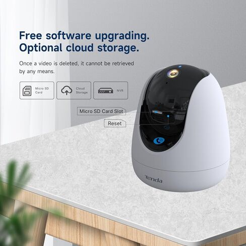 كاميرات Tenda CT6 2K WiFi لأمن المنزل بالخارج - رؤية ليلية كاملة الألوان مع 2 أضواء كاشفة، وهوائيات مزدوجة، وكشف الحركة بالذكاء الاصطناعي، وصوت ثنائي الاتجاه، IP66، H.265، وكاميرات أمان خارجية مدمجة in Saudi Arabia