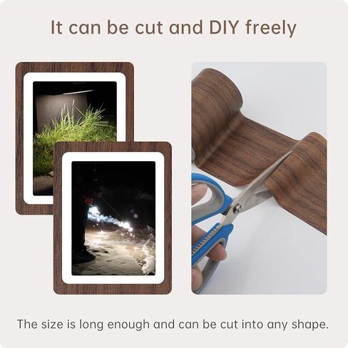 Wood Grain Repair Tape, 3.15inch x 15ft Self Adhesive Wood Grain Duct Tape Grain Repair Patch for Floors, Furniture,Doors, Trim Effect Dark Wood in Kuwait