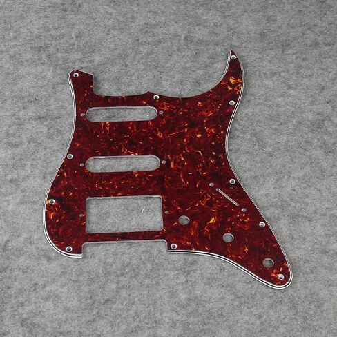 FLEOR HSS Guitar Pickguard 11-Hole ST Style Electric Guitar Pick Guard Backplate Set with Mounting Screws,3Ply Mint Green in Kuwait