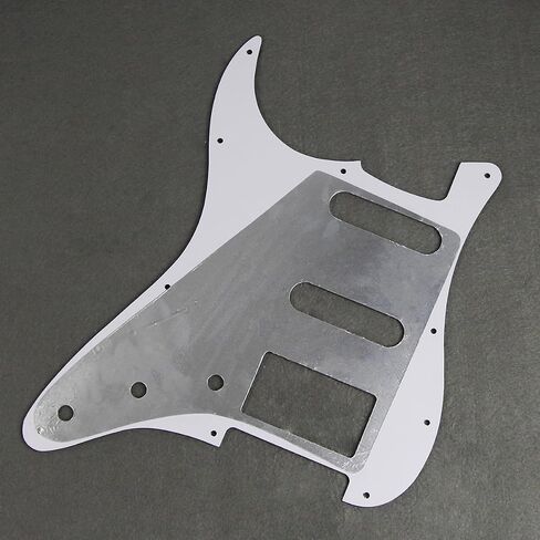 FLEOR HSS Guitar Pickguard 11-Hole ST Style Electric Guitar Pick Guard Backplate Set with Mounting Screws,3Ply Mint Green in Kuwait