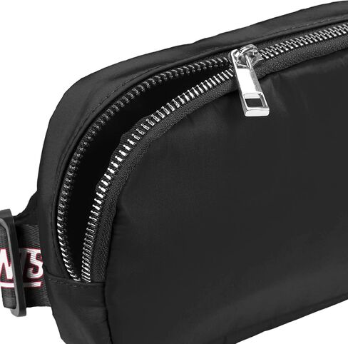 FOCO NFL Large Black Team Wordmark Crossbody Belt Bag Tote Bag Purse in Saudi Arabia