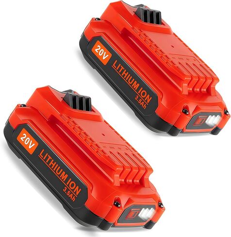 2PACK 20V MAX Battery 6Ah Replacement for Craftsman V20 Battery CMCB206 CMCB205 CMCB204 CMCB202, for All V20* Cordless Tools CMCD700C1 CMCK700D2 CMCV002B CMCG400B CMCS600B CMCK401D2 CMCL020B in Kuwait