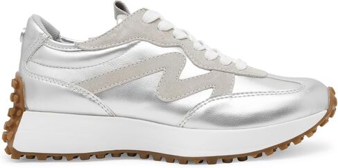 Steve Madden Women's Campo Sneaker, White Mesh, 10 in Saudi Arabia