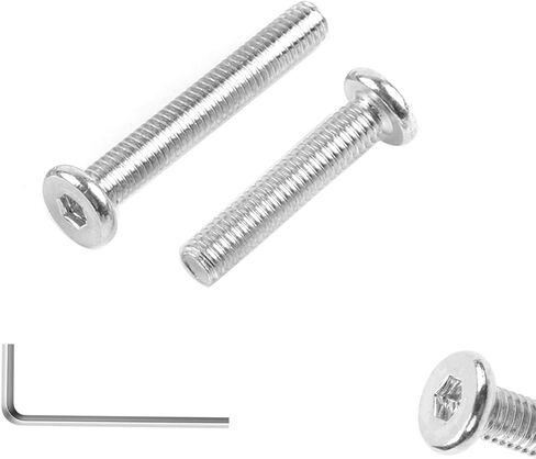 Crib Screws,28Sets Baby Bed Crib Screws Hardware Replacement Kit,Bunk Bed Bolts Hex Socket Cap Screws Bolt with Barrel Nuts/Wrenches for Beds Furniture Headboards M6x20mm/30mm/40mm/50mm/60mm/70mm/80mm in Kuwait