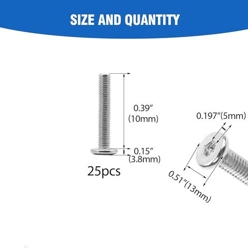 Crib Screws,28Sets Baby Bed Crib Screws Hardware Replacement Kit,Bunk Bed Bolts Hex Socket Cap Screws Bolt with Barrel Nuts/Wrenches for Beds Furniture Headboards M6x20mm/30mm/40mm/50mm/60mm/70mm/80mm in Kuwait