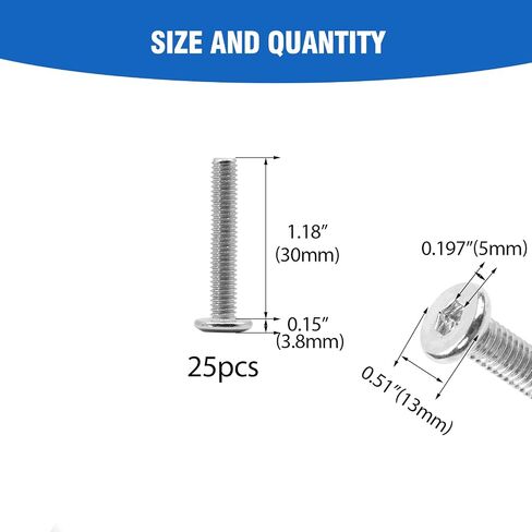 Crib Screws,28Sets Baby Bed Crib Screws Hardware Replacement Kit,Bunk Bed Bolts Hex Socket Cap Screws Bolt with Barrel Nuts/Wrenches for Beds Furniture Headboards M6x20mm/30mm/40mm/50mm/60mm/70mm/80mm in Kuwait