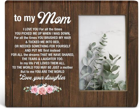TSUYAWU Sister Memorial Gifts, Sympathy Gift for Loss of Sister, Rustic Sister in Loving Memory Wood Picture Frame 8 x 10 Inch Tabletop and Wall Mounting (Display Photo 4 x 6 Inch) in Saudi Arabia