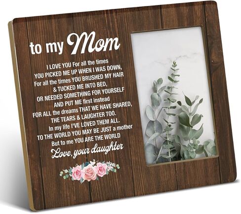 TSUYAWU Sister Memorial Gifts, Sympathy Gift for Loss of Sister, Rustic Sister in Loving Memory Wood Picture Frame 8 x 10 Inch Tabletop and Wall Mounting (Display Photo 4 x 6 Inch) in Saudi Arabia