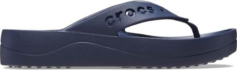 Crocs Women's Baya Platform Flip Sandal, White, 8 in Saudi Arabia