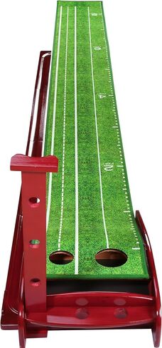 PGM Golf Putting Green Indoor | Crystal Velvet Putting Mat with Auto Ball Return System | Practice Golf Mats for Home, Office & Outdoor Use in Saudi Arabia