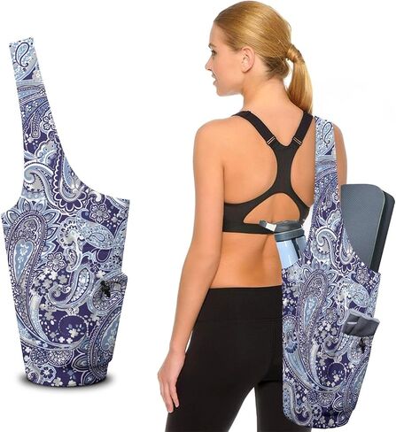 Yoga Mat Bag for Women with Large Side Pocket in Saudi Arabia