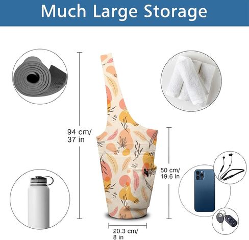 Yoga Mat Bag for Women with Large Side Pocket in Saudi Arabia