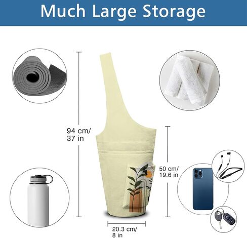 Yoga Mat Bag for Women with Large Side Pocket in Saudi Arabia