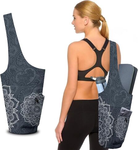 Yoga Mat Bag for Women with Large Side Pocket in Saudi Arabia
