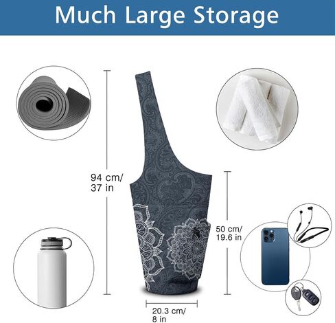 Yoga Mat Bag for Women with Large Side Pocket in Saudi Arabia