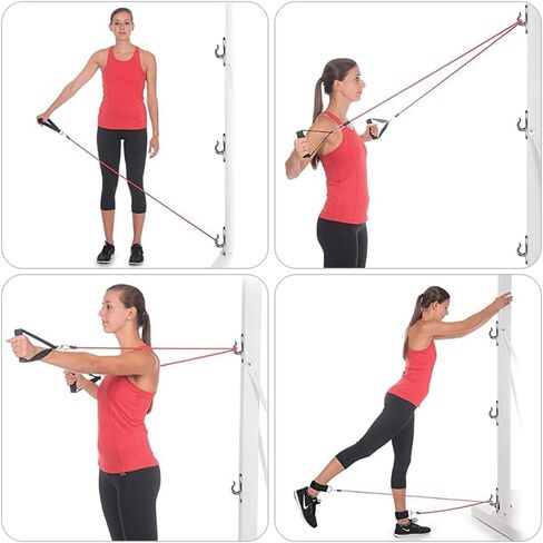 Resistance Band Wall Anchor Stainless Steel Workout Band Anchor 1000 lbs Capacity Wall Hooks for Exercise Band Hooks Workout Wall Mount Anchor Bracket for Suspension Training Exercise Band Hook in Saudi Arabia