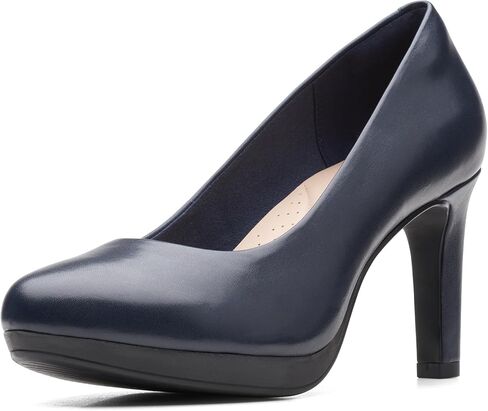 حذاء نسائي من Clarks Ambyr Joy Pump، بيج دافئ، صناعي، 9.5 in Saudi Arabia