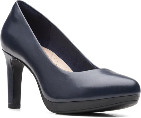 حذاء نسائي من Clarks Ambyr Joy Pump، بيج دافئ، صناعي، 9.5 in Saudi Arabia