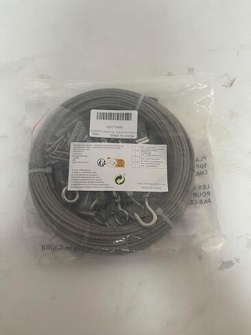 1/16 Wire Rope,1/16 Stainless Steel Wire Cable,Turnbuckles for Cables Wire,200ft 7×7 Strands Core Aircraft Cable with Turnbuckle Kit for String Light Hanging,Picture Wire Hanging,Fence Wire in Saudi Arabia