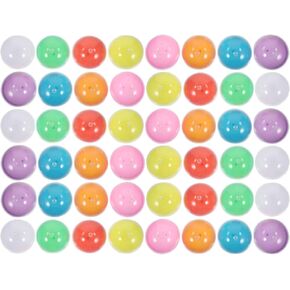 ABOOFAN Vending Machine Capsules 50pcs Plastic Hollow Bingo Balls Empty Balls Raffle Balls 45mm for Electronic Bingo Machine Bingo Cage Bingo Games
