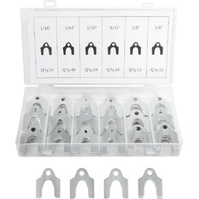 144PCS Metal Shims,Car Accessories Alignment Shims,Body Shims with Storage Box,Universal Body Shim Assortment,Auto Alignment Body Shim,Alignment Shims Assortment Set for Car SUV Truck RV