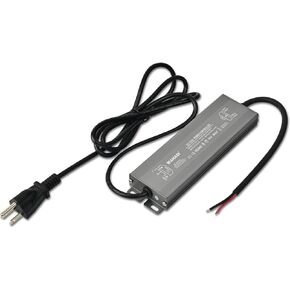 100W LED Power Supply Driver 100-277V AC to 12V DC 8.3A Low Voltage Output Transformer Converter Waterproof IP67 for Indoor Outdoor LED Module Lights,Computer Project