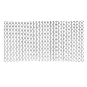 PATIKIL 23.6" x 11.8" Perforated Metal Sheets, 19Ga 0.39" Round Hole 304 Stainless Steel Mesh Stagger Expanded Perforated Metal Plate for Ventilation Grill Security Grates