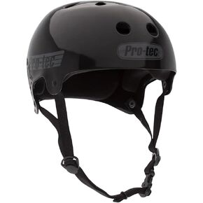 Pro-Tec Skateboard Helmet Bucky Lasek Signature Edition– Medium – Black Reflective Matte
