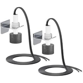 2 Pcs SS3 Condensate Overflow Switch, Float Switch with Bracket, Ac Pan HVAC Float Safe Switch for Installation on Primary and Auxiliary Drain Pans