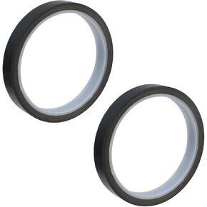 2 Rolls Low Friction Tape Black Drawer Slide Tape Noise Reduction Sliding Tape for Cabinet, Furniture