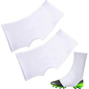 1 Pair Football Spat Cleat Covers, Youth Cleat Covers Football Cleat Spats Keeps Cleats Tied Turf Pellets Out, Lace Covers Youth and Adult Sizes for Football Soccer Lacrosse Kids Teenagers Youth Adult